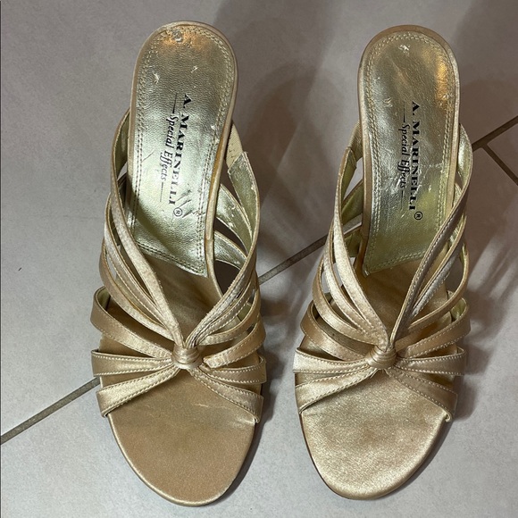 a.marinelli Shoes - A. Marinelli Golden tan 3 inch heels, perfect shoe for any event, no flaws